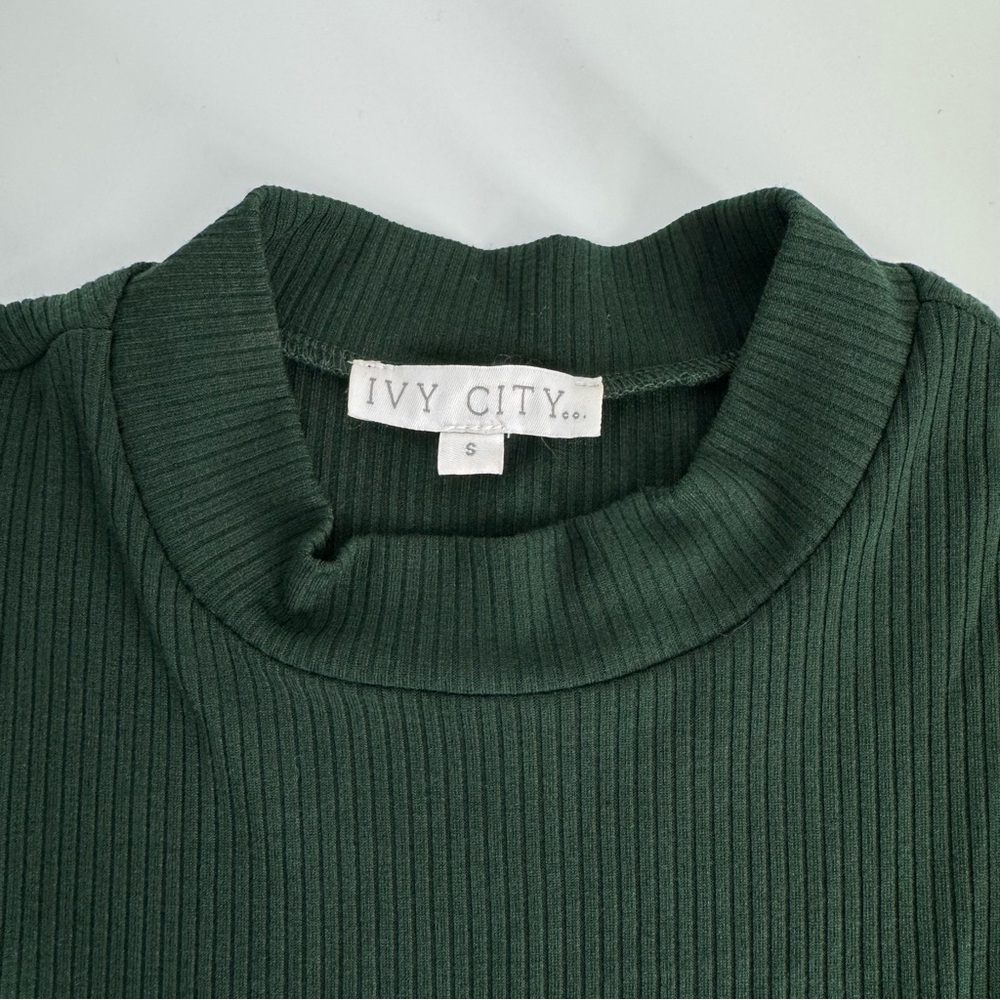 Ivy City Co Cosette Dress Women's Size S Green Tulle Feminine Romantic - Picture 10 of 13